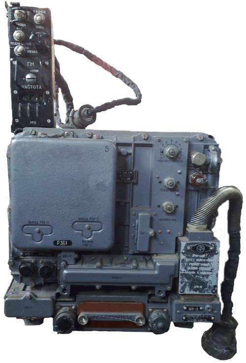 Внешний вид радиостанции Р-802ГМ с пультом управления