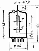 Генераторные радиолампы - генераторный тетрод ГУ-18